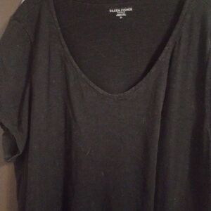 Eileen Fisher Black T-Shirt